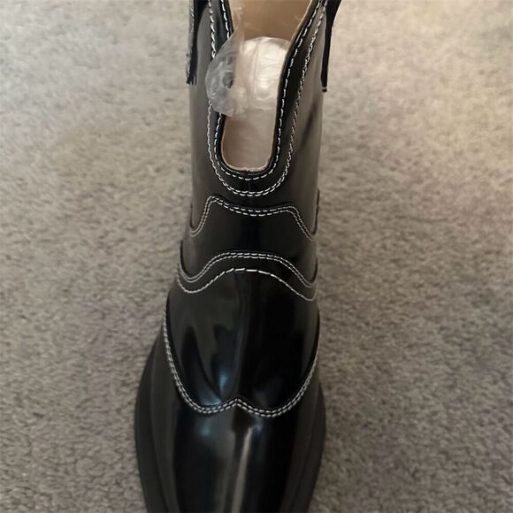 Easyfox Black Western Ankle Cowboy Boots Women’s Size 7.5 - Picture 3 of 7